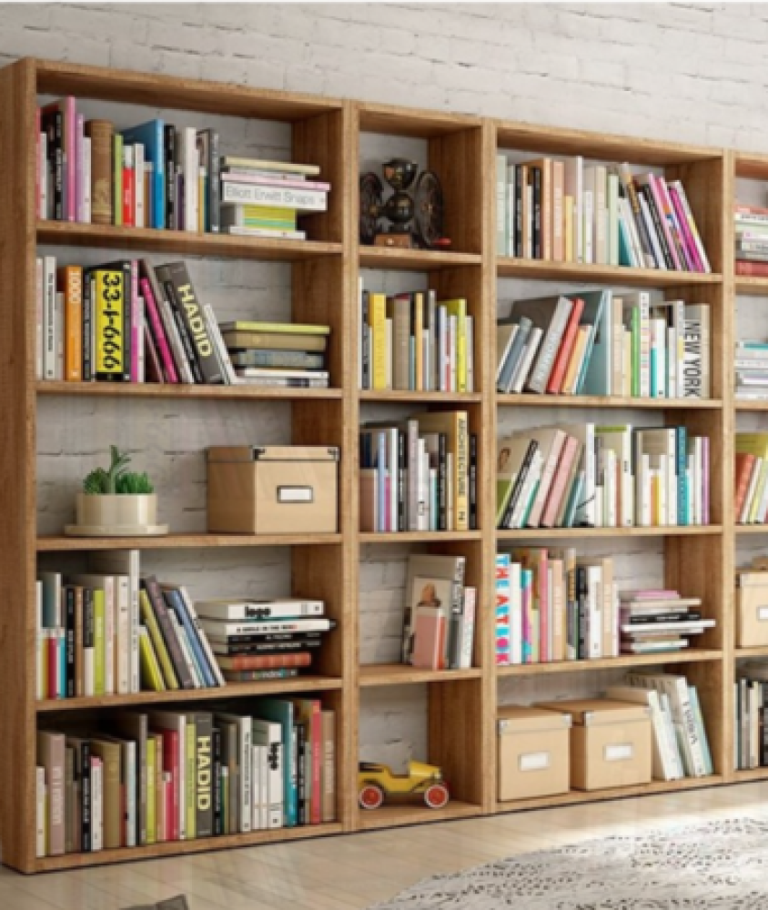 LIBRERIA EN ROBLE